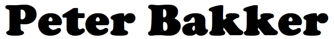 Website van Peter Bakker